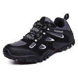 Outdoor Hiking Boots Men Summer Breathable Trekking Shoes Male Anti-Skid Walking Sneakers for Climbing Mountaineering Camping