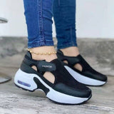 Vipkoala Women Vulcanized Shoes Fashion Sneakers Platform Solid Color Flats Women Shoes Casual Breathable Wedges Ladies Walking Sneakers