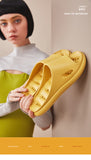 Vipkoala Home Slippers Summer Thick Platform Woman Sandals Indoor Bathroom Anti-slip Slides Ladies Men's Shoes Mules