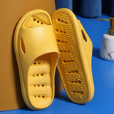 Vipkoala Home Slippers Summer Thick Platform Woman Sandals Indoor Bathroom Anti-slip Slides Ladies Men's Shoes Mules