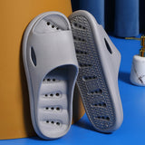 Vipkoala Home Slippers Summer Thick Platform Woman Sandals Indoor Bathroom Anti-slip Slides Ladies Men's Shoes Mules