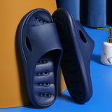 Vipkoala Home Slippers Summer Thick Platform Woman Sandals Indoor Bathroom Anti-slip Slides Ladies Men's Shoes Mules