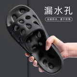 Vipkoala Home Slippers Summer Thick Platform Woman Sandals Indoor Bathroom Anti-slip Slides Ladies Men's Shoes Mules