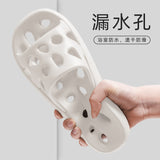 Vipkoala Home Slippers Summer Thick Platform Woman Sandals Indoor Bathroom Anti-slip Slides Ladies Men's Shoes Mules