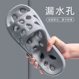 Vipkoala Home Slippers Summer Thick Platform Woman Sandals Indoor Bathroom Anti-slip Slides Ladies Men's Shoes Mules