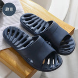 Vipkoala Home Slippers Summer Thick Platform Woman Sandals Indoor Bathroom Anti-slip Slides Ladies Men's Shoes Mules